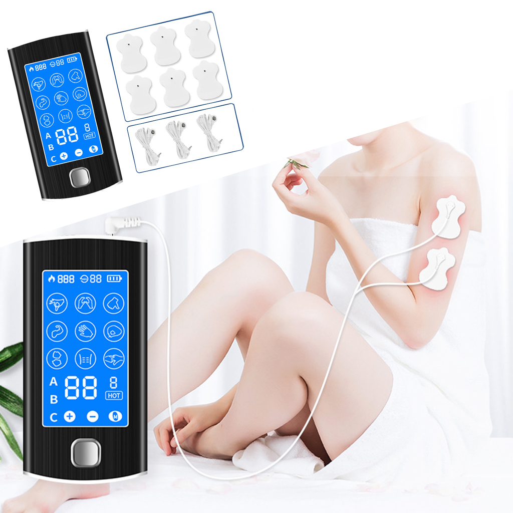 Rechargeable Tens Unit Electric Massager Muscle Stimulator Massager 9 Modes for Shoulder Sport for Woman and Men