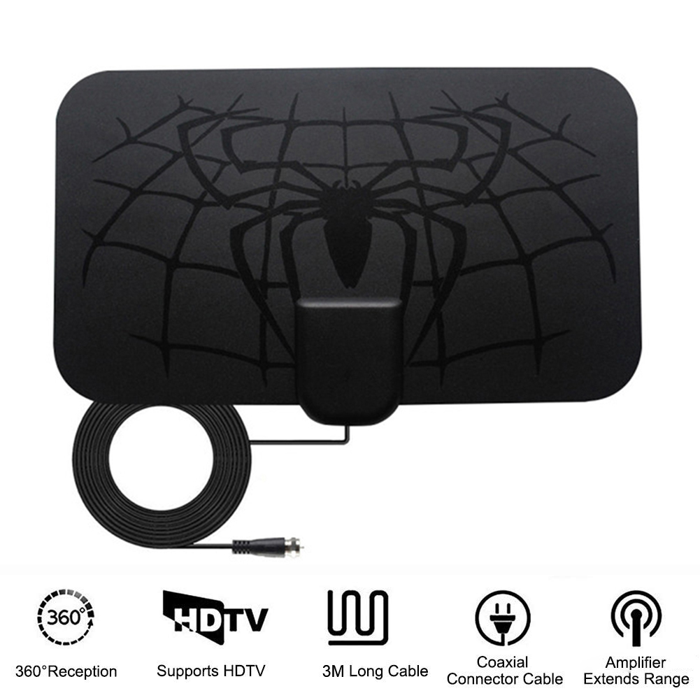 4K Digital HDTV Indoor TV Antenna With Amplifier Signal Booster TV Radius Surf Fox Antena HD TV Antennas Aerial