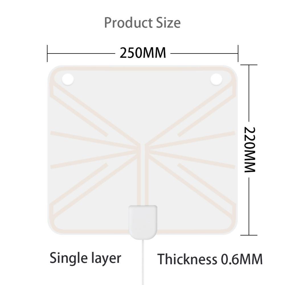 Newest Indoor HDTV Antenna Receiving ATSC Mini HD Digital TV Antenna 960 Mile 4K 1080P Digital Satellite Receiver VHF UHF DVB-T2