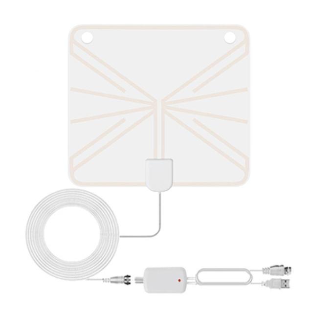 Newest Indoor HDTV Antenna Receiving ATSC Mini HD Digital TV Antenna 960 Mile 4K 1080P Digital Satellite Receiver VHF UHF DVB-T2