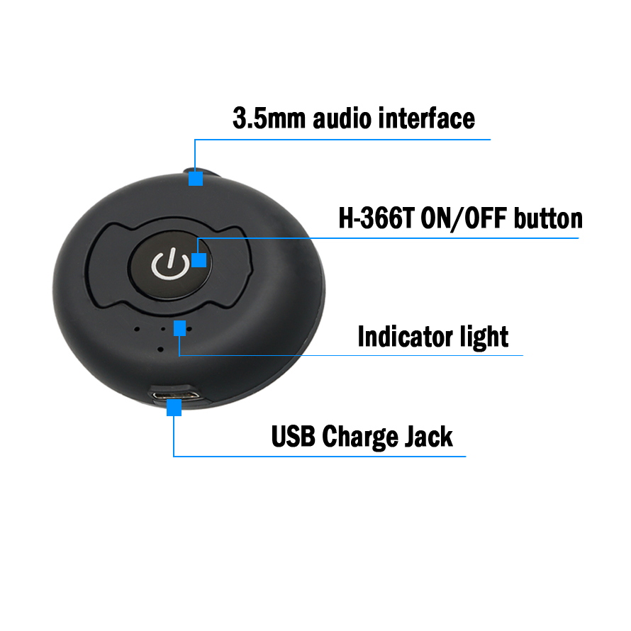 Wireless 3.5mm Bluetooth Transmitter Multi-point Audio Music Stereo Dongle Adapter For TV PC DVD MP3 Bluetooth 4.0