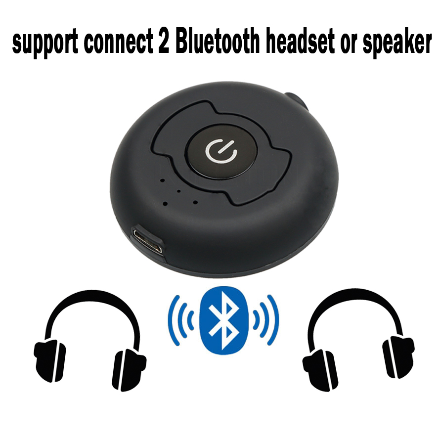 Wireless 3.5mm Bluetooth Transmitter Multi-point Audio Music Stereo Dongle Adapter For TV PC DVD MP3 Bluetooth 4.0