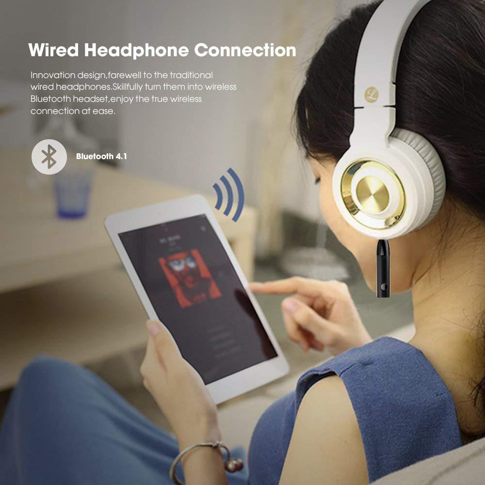 Bluetooth 5.0 Wireless Music Audio Receiver 3.5mm Jack Aux Receiver Adapter Stereo Handsfree Car Headphone A2 Music Receiver