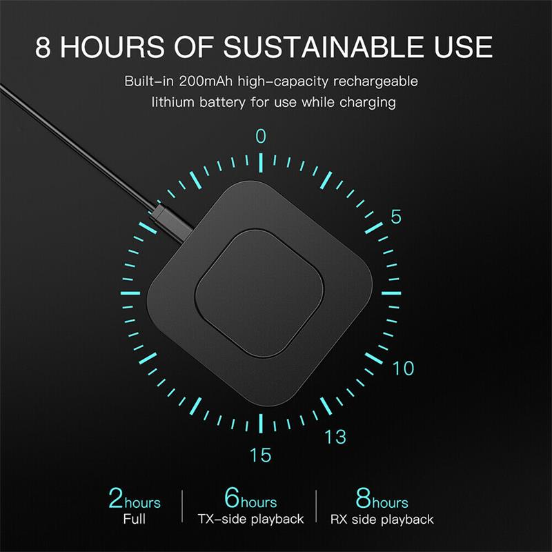 Bluetooth 5.0 Receiver and Transmitter Audio Music Stereo Wireless Adapter USB Adapter 3.5MM AUX Jack For Speaker TV Car PC