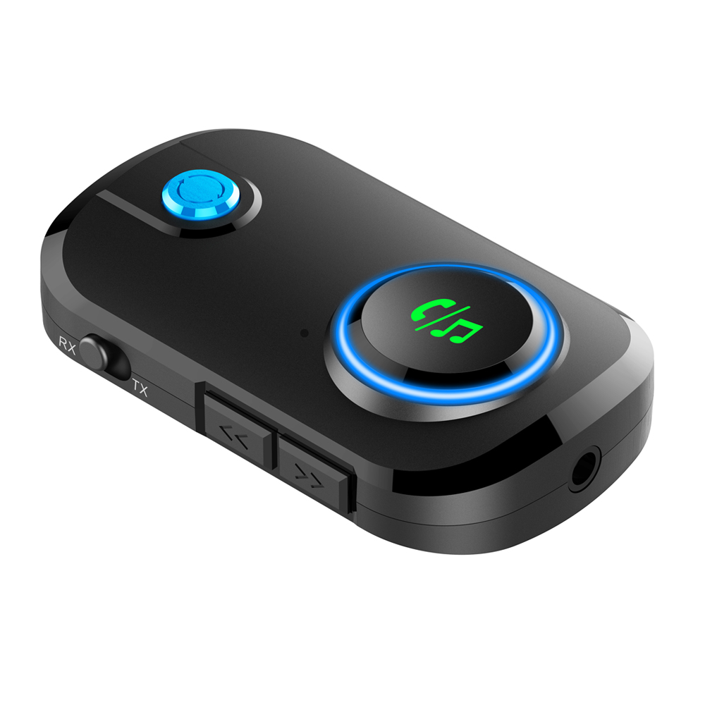 Wireless Audio Bluetooth 5.0 Transmitter Receiver 2 In 1 Adapter for Car TV Earphone Speaker Aux Music Reciever Handsfree