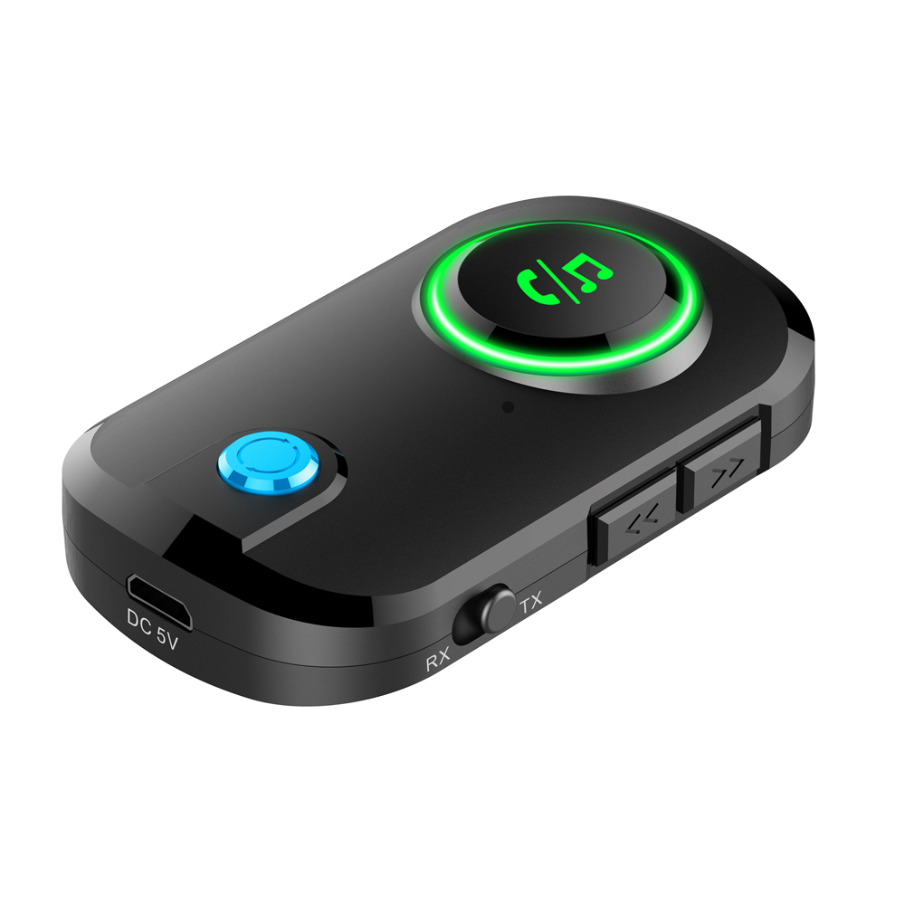 Wireless Audio Bluetooth 5.0 Transmitter Receiver 2 In 1 Adapter for Car TV Earphone Speaker Aux Music Reciever Handsfree