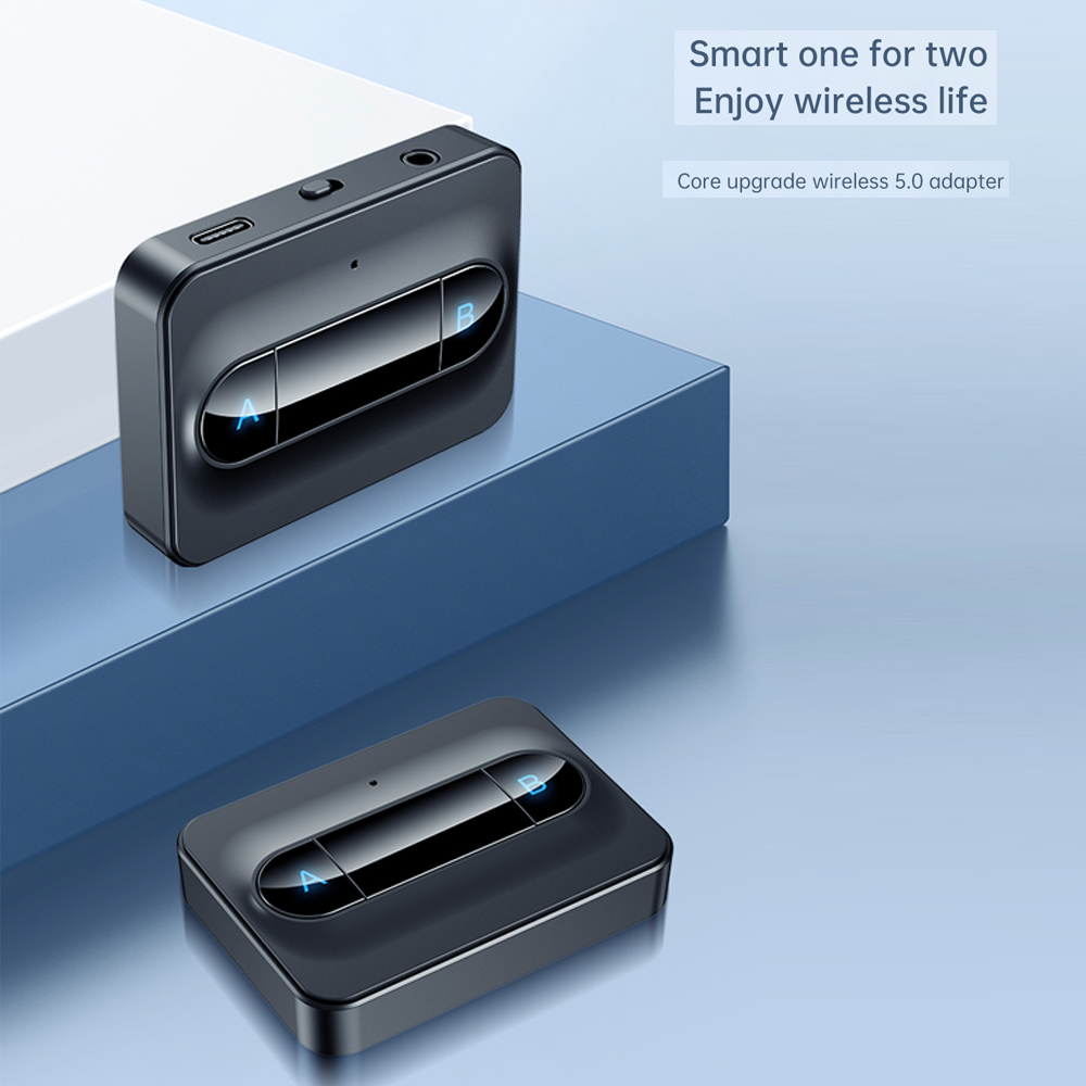 AUX Bluetooth 5.0 Receiver Transmitter Audio MP3 Music USB Dongle Adapter Wireless Handfree Car FM Radio Speaker Transmitter