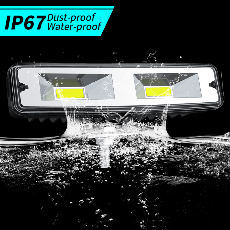 1pc 48W 12V LED Work Light Spotlight Car Lamps For Auto Motorcyclel SUV Truck Boat Car Led Beams Work Light Bar Spotlight Flood Lamp
