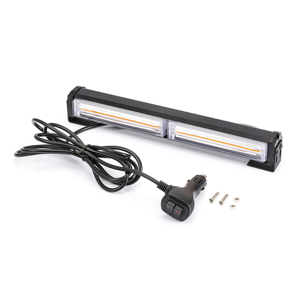 36W COB Car Truck Emergency Vehicle Traffic Advisor LED Warning Strobe Light Bar Warning Flashing Signal Lamp Yellow Amber