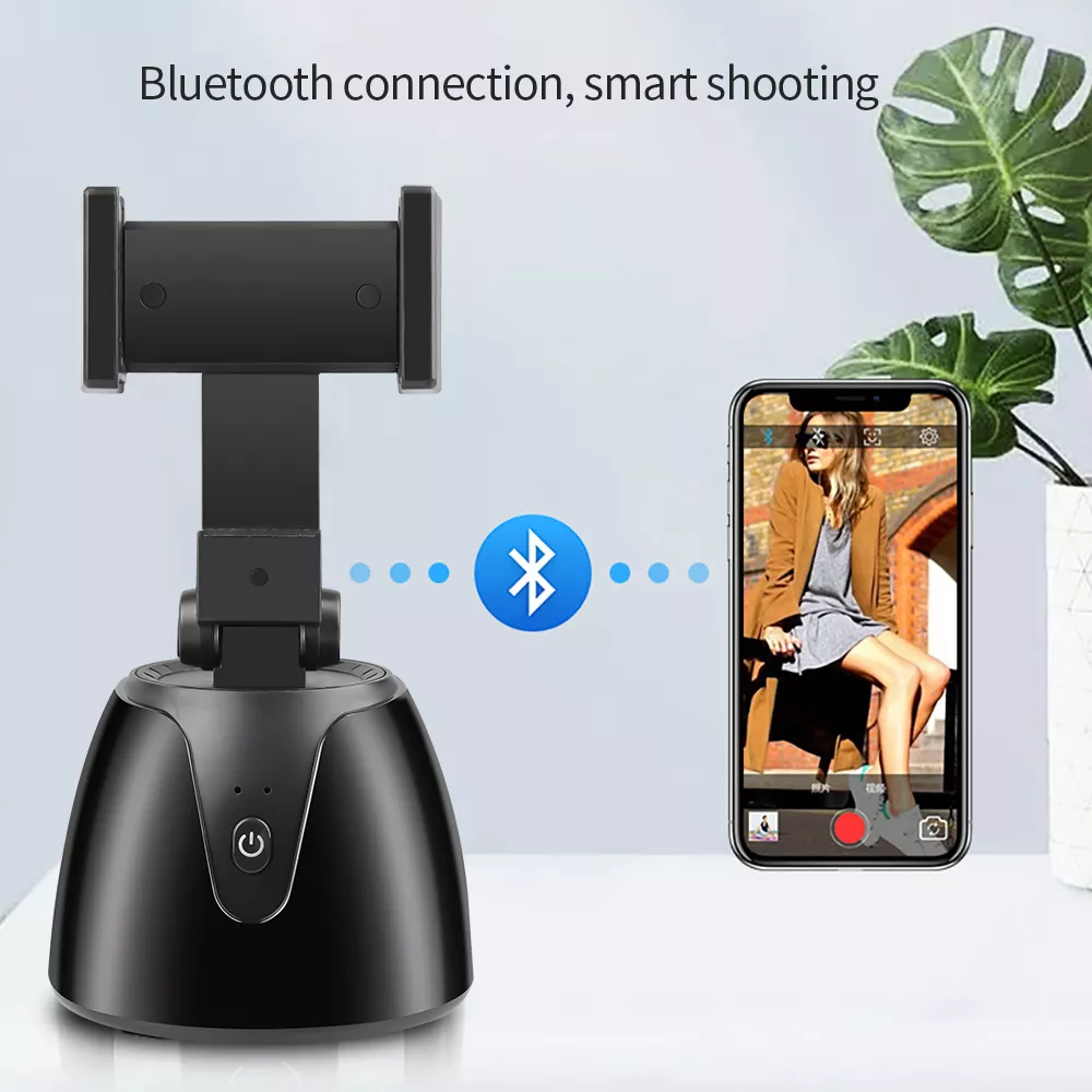 AI Auto Face Tracking Camera Gimbal smart phone follow Holder 360 Rotation Selfie Stick Tripod for Live Vlog Video Recording