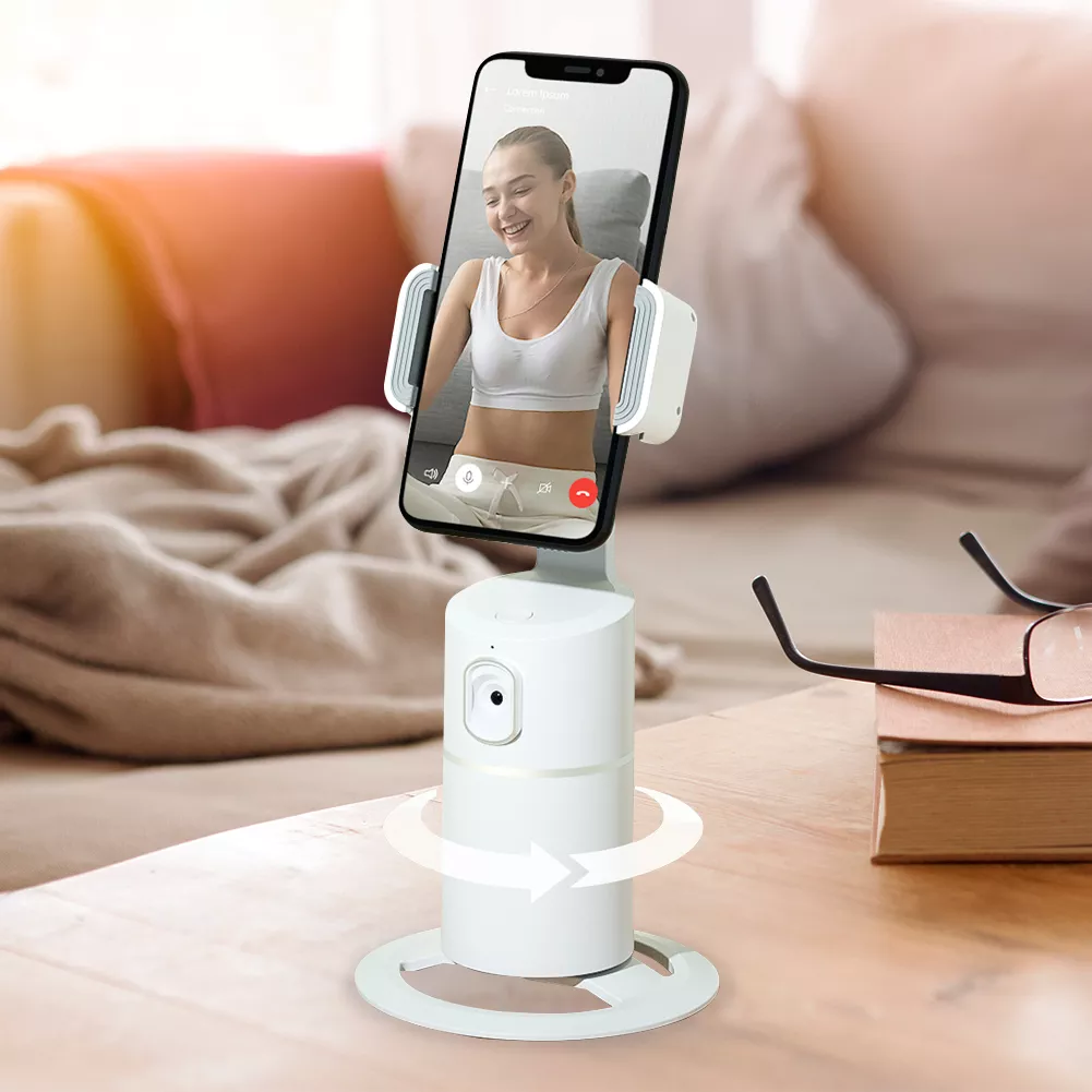 Auto Face Tracking Camera Phone Holder Tripod AI Smart Shooting Selfie Stick 360 Rotation Photo Vlog Live Video Recorder Gimbal