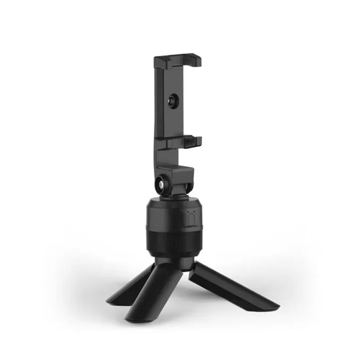 360 Degree Rotation Smart Face Tracking Selfie Stick Live Tripod Phone Holder For Vlog Video Smart Shooting Portable Black