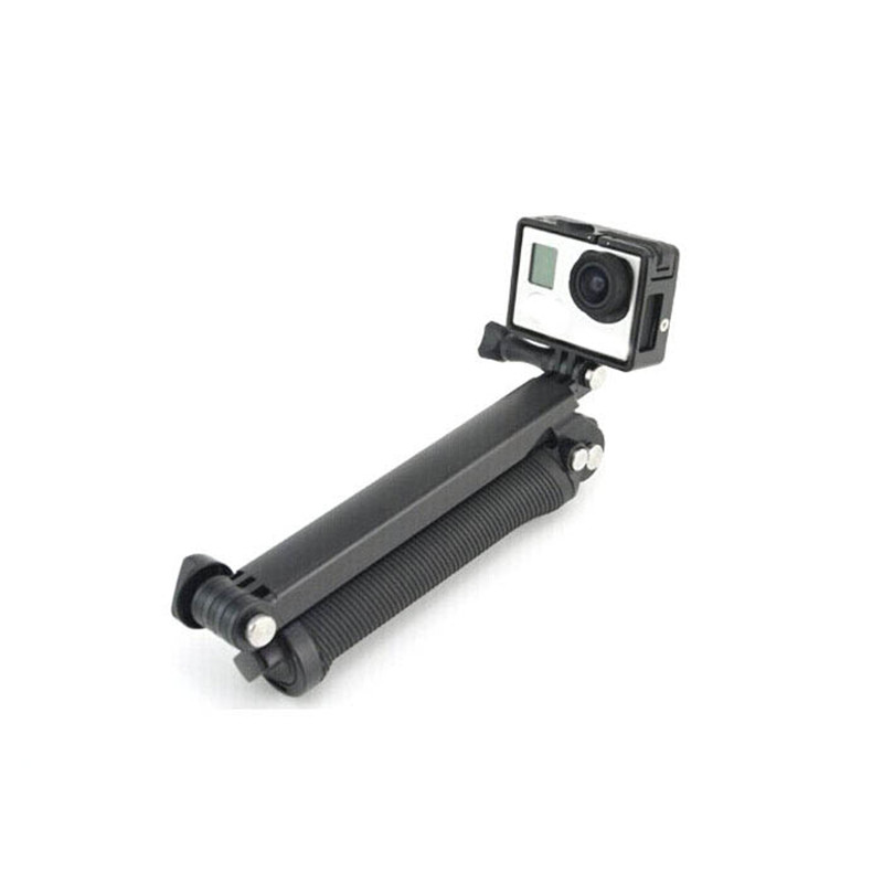Foldable 3 Way Grip Waterproof Monopod Selfie Stick For Gopro Hero 9 8 7 5 6 4 10 SJ Xiaomi Yi Action camera Tripod Accessories
