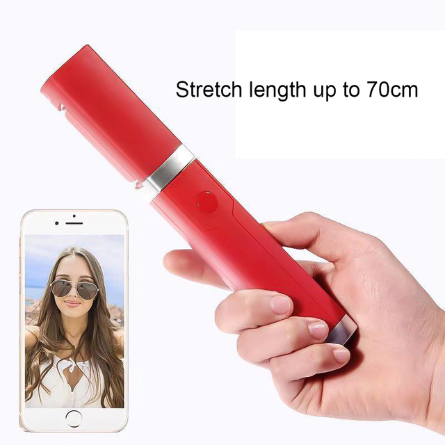 Control Extendable Handheld Wired Selfie Stick With Remote Shutter Button Monopod For Android IOS Phone