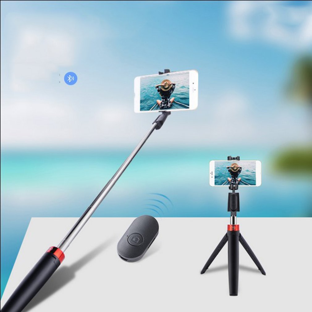 Wireless Bluetooth-compati Selfie Stick Foldable Tripod Monopods Universal for SmartPhones for Action Camera Self-Timer Artifact