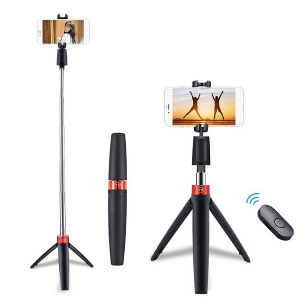 Wireless Bluetooth-compati Selfie Stick Foldable Tripod Monopods Universal for SmartPhones for Action Camera Self-Timer Artifact