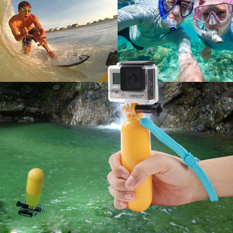 Floating Handheld Monopod Mount Hand Grip Selfie Stick For Gopro HERO 9 10 4 3+ 3 SJ4000 Xiaomi Yi Action Cameras