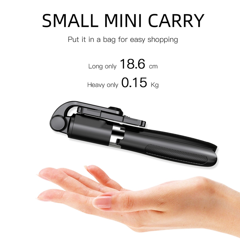 Integrated Folding Self Timer Wireless Bluetooth Selfie Stick Extendable Mini Tripod For IOS Android Phone