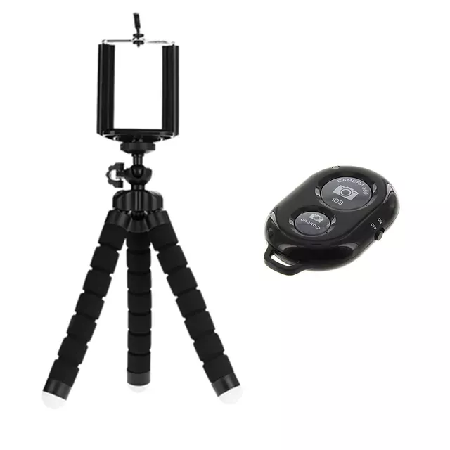 Selfie Sticks tripod for phone mini Bluetooth-compatible Shutter Release smart remote control monopod tripod for phone remote