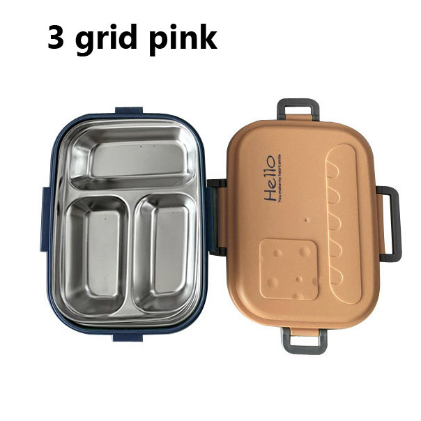 304 Stainless Steel Thermos Lunch Box  Bento Box Leakproof Japanese Style Food Container Thermal Lunchbox