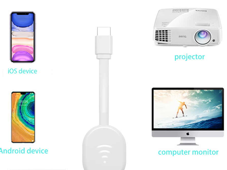 E38 2.4G TV Stick Dlna Anycast Dongle 1080P Wifi Display Receiver HDMI-compatible For Android iPhone IOS Windows Mac