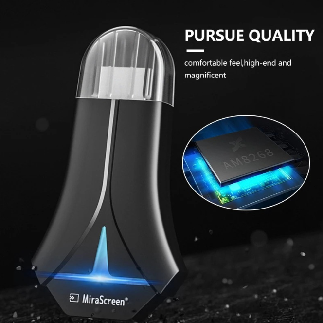 Wireless Display Adapter Dongle, Mirroring Screen, 1080P HD Display Receiver, Compatible iOS/Android/Windows/Projector/TV