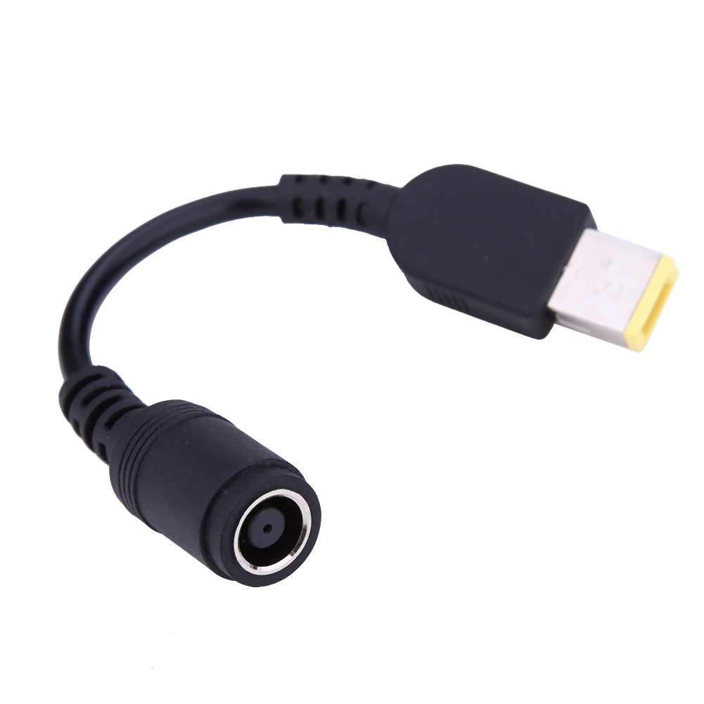 7.9 x 5.5mm to Square Pin Plug Converter DC Laptop Power Adapter Connector Cable Cord For Lenovo ThinkPad X1 Carbon Charger