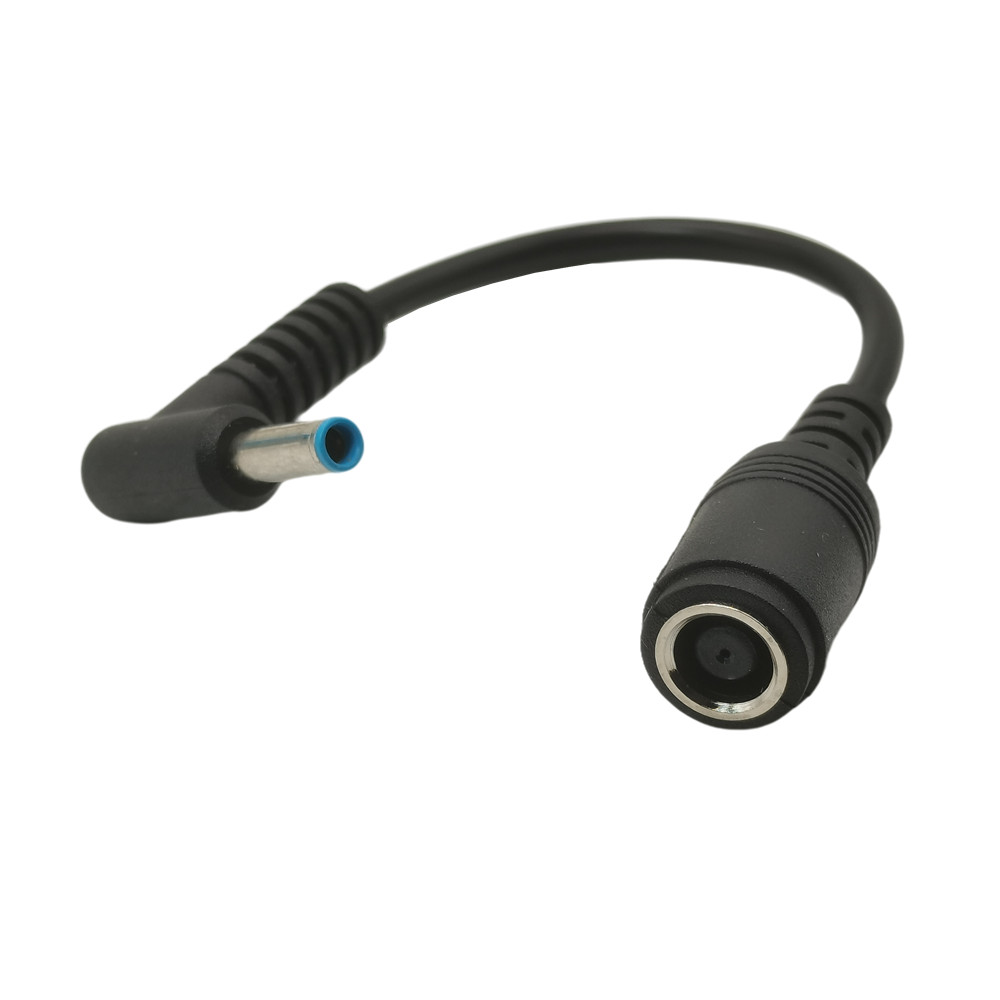 7.4mm x 5.0mm Female to 4.5mm x3.0mm Male Charger Adapter Power Connector Converter Cable DC Jack for HP Envy Pavilion G1 G2 G3