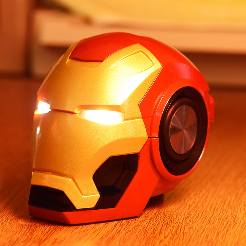 Bluetooth Accessories V4 2 Iron Man Bluetooth Wireless Speaker Subwoofer with FM Radio
