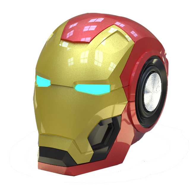 Bluetooth Accessories V4 2 Iron Man Bluetooth Wireless Speaker Subwoofer with FM Radio