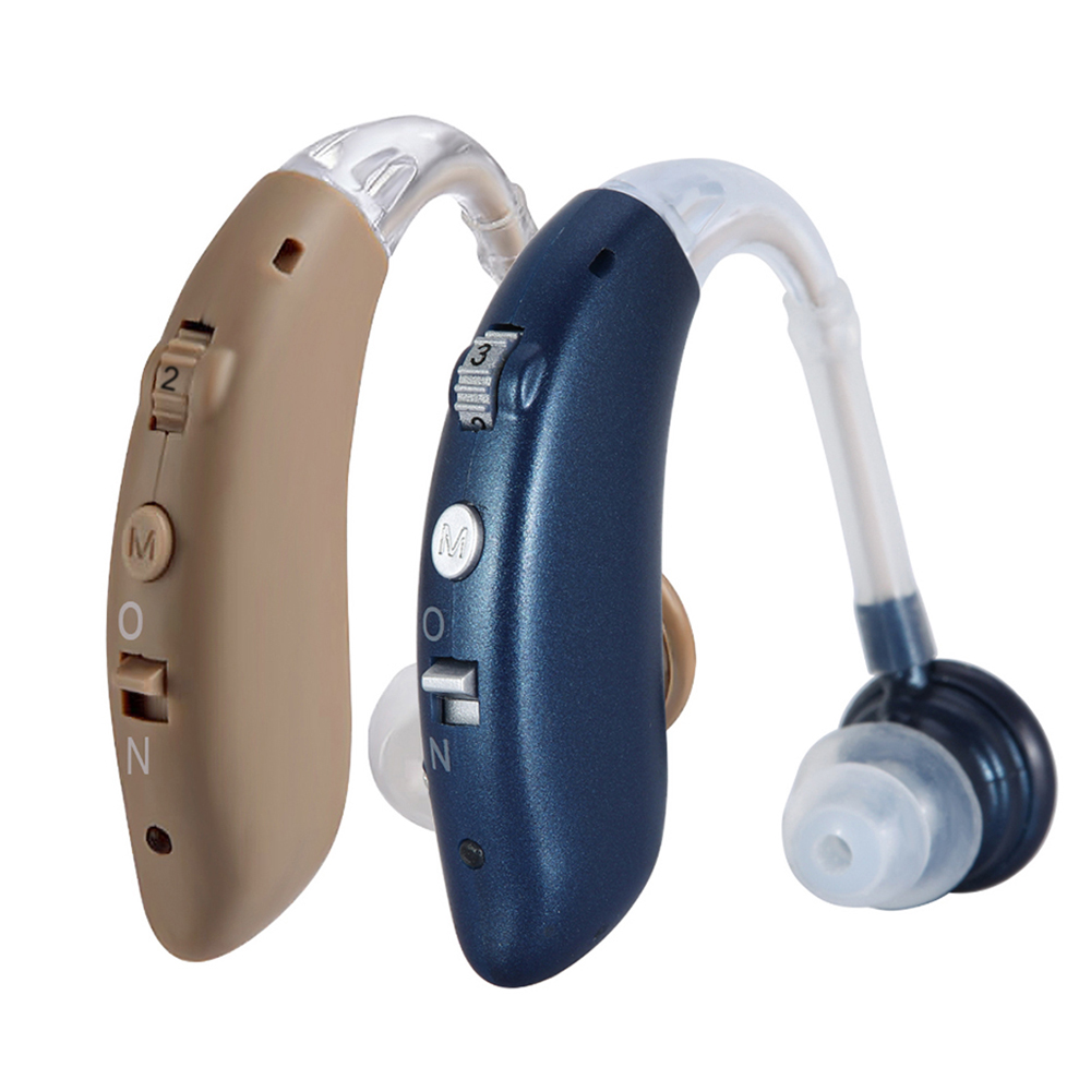 Rechargeable Sound Amplifier In-Ear Hearing Aid Device Mini Portable Elderly Adults Left and Right Ear Massager Versatile