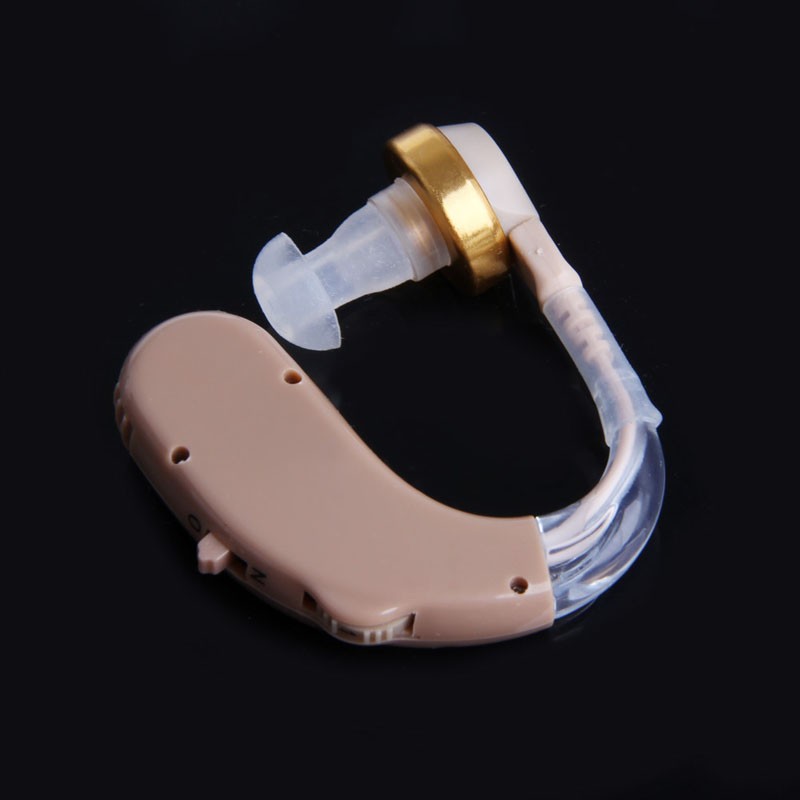Hearing Aids The Ear Sound Amplifier Adjustable Aid Behind 1Pc