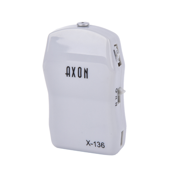 Newly AXON X-136 Pocket Wired Box Mini Hearing Aid Best Sound Amplifier Receiver Ear Care Tool