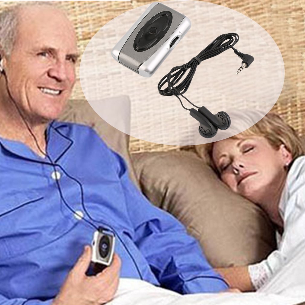Personal TV Sound Amplifier Hearing Aid Assistance Device Listen Megaphone Ear Care for Theater Plays Church
