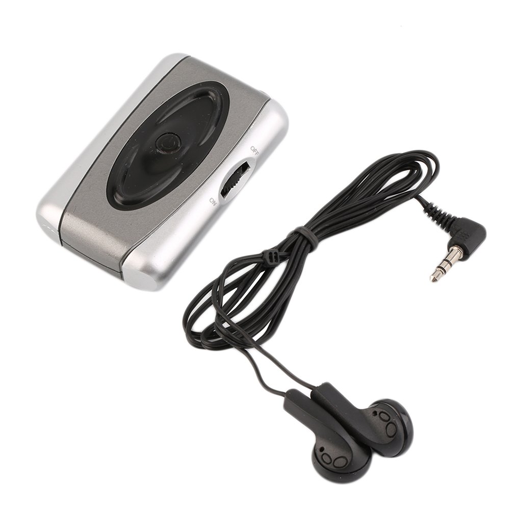 Personal TV Sound Amplifier Hearing Aid Assistance Device Listen Megaphone Ear Care for Theater Plays Church