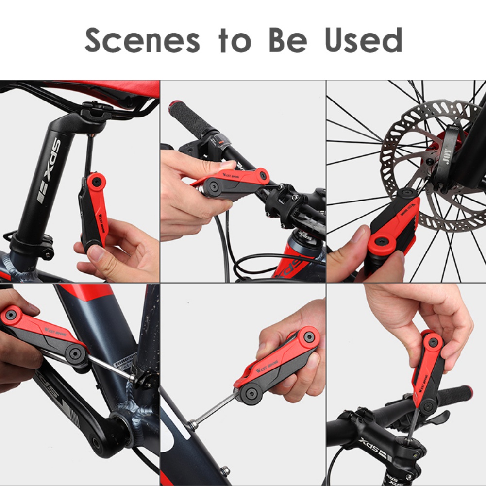 Repair Tools MTB Mountain Cycle Portable Socket Multipurpose Wrench Bicycle Multi Tool Screwdriver Motorcycle Bike Allen Fix