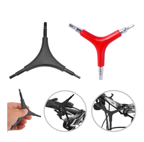 Y-Shaped Hex Wrench Bicycle 3 Way 4/5/6mm Spanner Bike Allen Hex Key Tools Hexagonal Service Cycling Repair Wrenches TOL-110