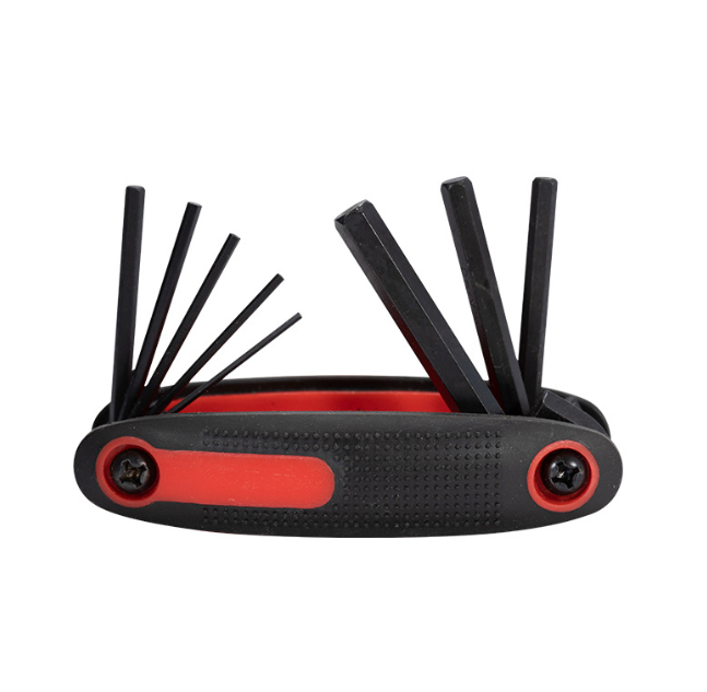 Hexagon Torque Wrench Tool Key Spanner Allen Wrench Hex Key for Bike Repairing Tools High Quality 9in1 Bicycle Repair Tools