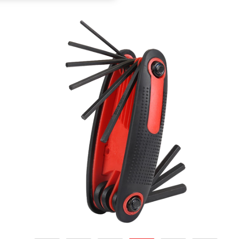 Hexagon Torque Wrench Tool Key Spanner Allen Wrench Hex Key for Bike Repairing Tools High Quality 9in1 Bicycle Repair Tools