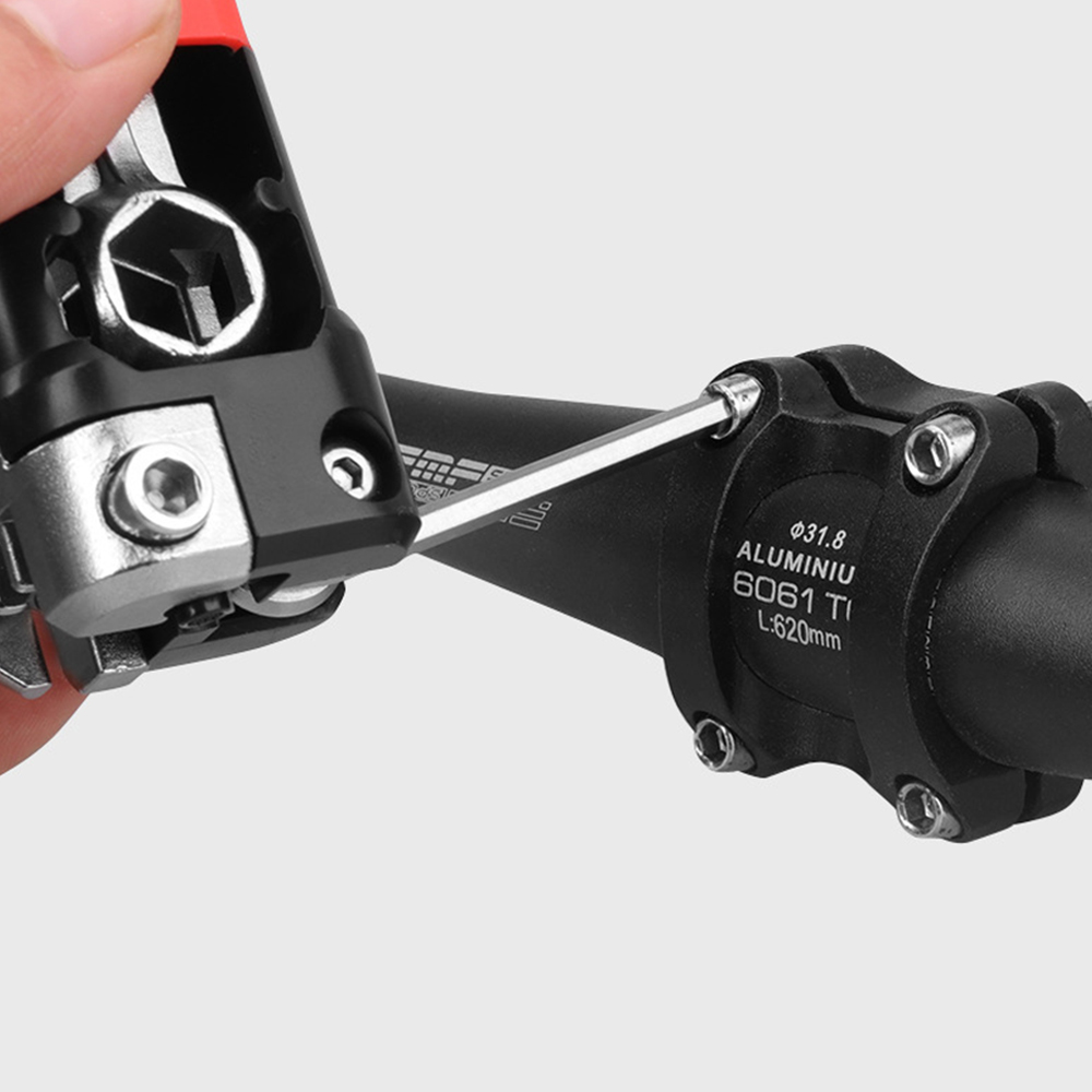 14 In 1 Bike Repair Tool Multifunctional Foldable Portable Bicycle Repair Multitool For Road Mountain Bikes Cycling Accessories