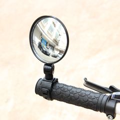 1PCS Universal Bicycle Rearview Mirror Adjustable Rotate Wide-Angle Cycling Rear View Mirrors For MTB Road Bike Accessories Black one size