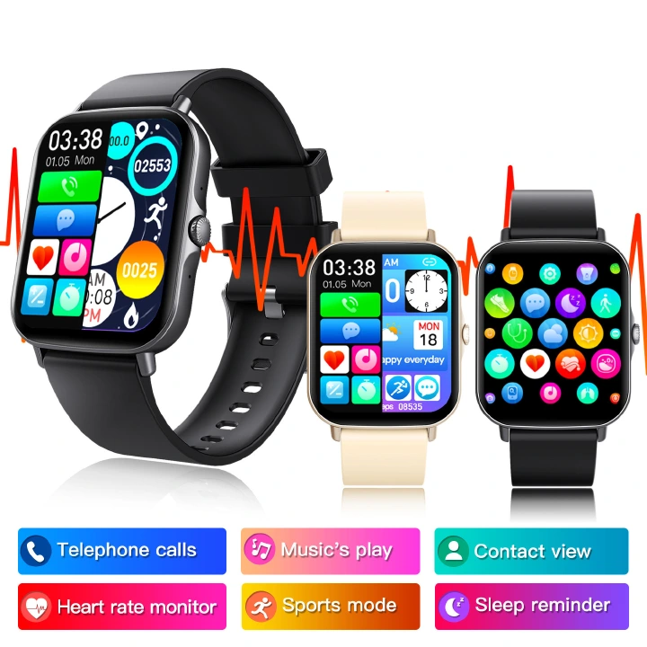 New Dial Call Smart Watch Men 2022 Full Touch Body Temperature Sports Fitness Tracker Waterproof Men Smartwatch Women + Box