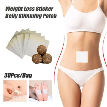 30pcs/box New Fat Burning Patch Belly Stickers Chinese Medicine