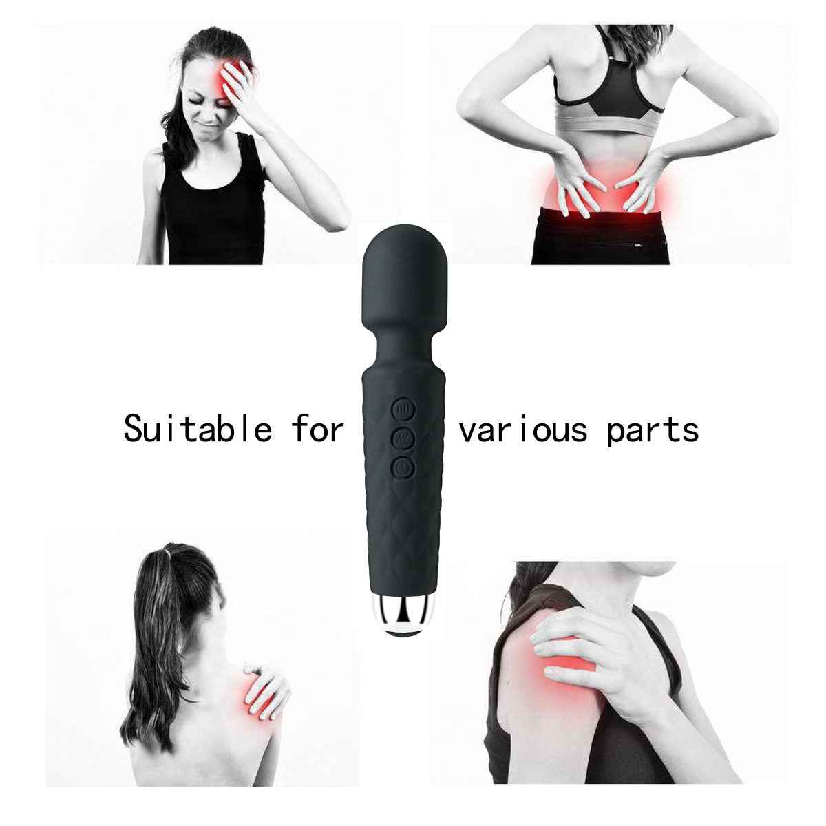 20 Modes Strong Vibration Upgraded Mini Vibrator Usb Charging Handheld Body Massager Clitoris G-Spot Vibrators Sex Toy For Women Personal Care Sex Products