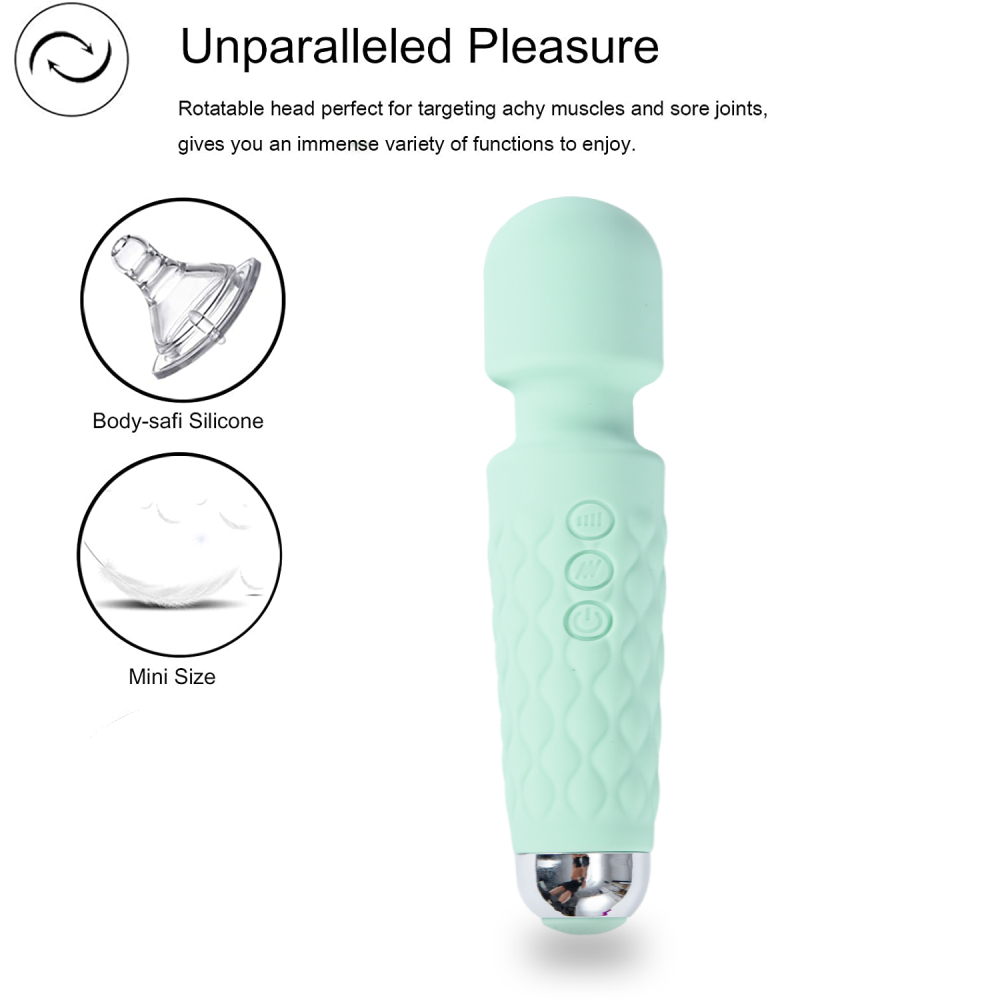 20 Modes Strong Vibration Upgraded Mini Vibrator Usb Charging Handheld Body Massager Clitoris G-Spot Vibrators Sex Toy For Women Personal Care Sex Products