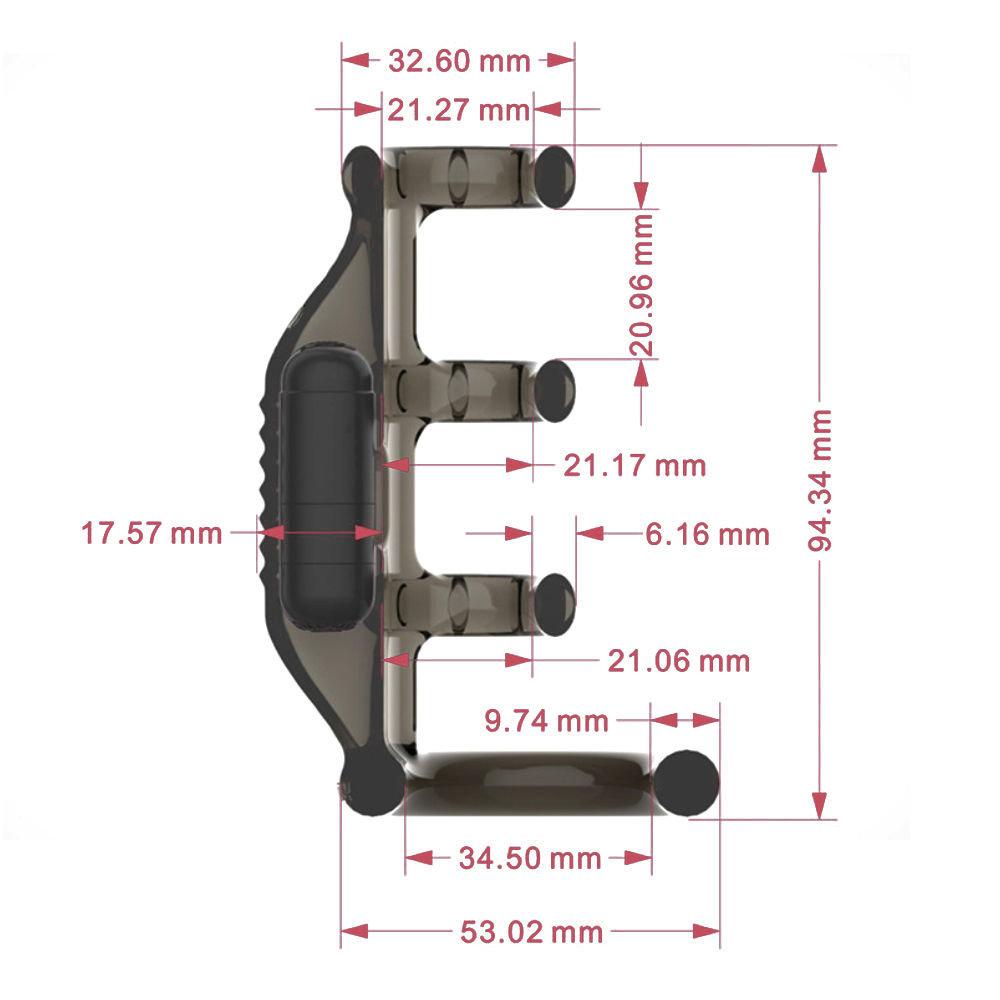 Male Vibrating Penis Ring For Ejaculation Retarding G Spot Vagina Stimulation Penis Caps Vibrator Sex Toy Vibrating  Sadomaso Personal Care Sex Products