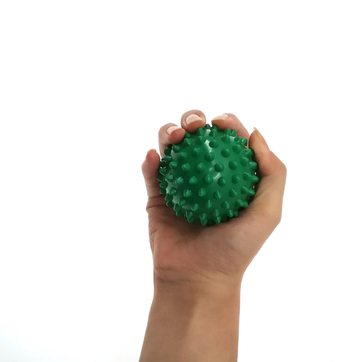 Durable PVC Spiky Massage Ball Trigger Point Sport Fitness Hand Foot Pain Relief Plantar Fasciitis Reliever Hedgehog 7cm Balls Personal Care Health Care