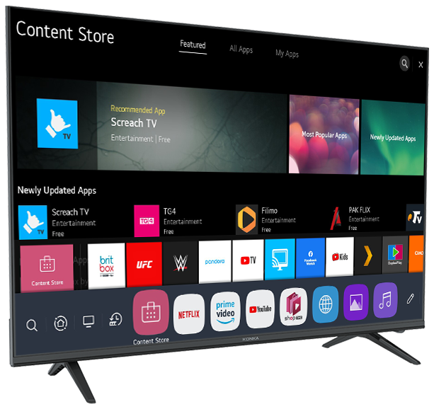 KONKA UDG50JR680ANT 50 inch Television Full HD1080P FRAMELESS SMART ANDROID 11 TV, " 4K " ULTRA THIN BEZELS NETFLIX, YOU-TUBE,Facebook,Appstore TV