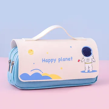 Kawaii Adjustable Pencil Case Large Capacity Pencil Bag Pouch