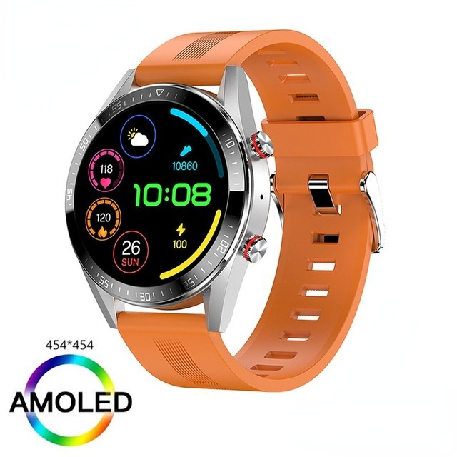 LIGE AMOLED Smart Watch Men Bluetooth Call Smartwatch For Huawei Watches Sport Fitness Tracker Wristwatch 2022 Waterproof Clock
